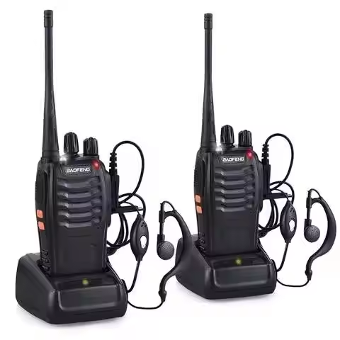 Baofeng Bf-888s Radios Walkie-talkie Long Ran 2 Watts Uhf Intercom Transceiver Radio Bf 888s Two Way Radios