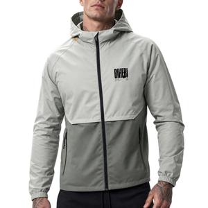 Giacca Tattica da Trail Running Arabella 2027 per Uomo, Impermeabile, Leggera, in Tela, con Logo Personalizzato e Cappuccio - Product Image 1