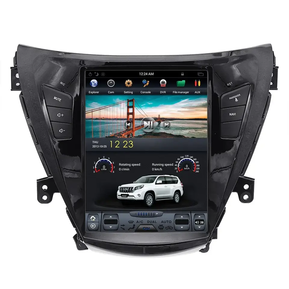 Lecteur DVD GPS de voiture Android pour Hyundai Elantra 2011-2013