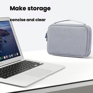 Bolsa Organizadora de Accesorios para Banco de Energía Portátil de Poliéster, Bolsa de Almacenamiento Digital de Doble Capa y Gran Capacidad - Product Image 2