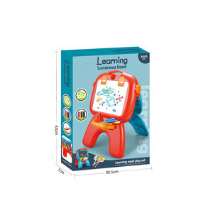 2 in 1 Kinder lernen leuchtende Staffelei doppelseitig lösch bar faltbar multifunktion ales Mal brett Zeichnen Schreiben & Pädagogisch - Product Image 6