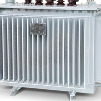 Transformateur de puissance immergé dans l'huile à trois enroulements S11, entrée 11 kV, sortie 400 V, 50 Hz 60 Hz