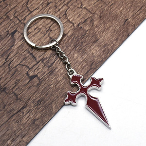 Llavero de la Cruz Roja, colgante de aleación de zinc, joyería portátil, regalo para hombres y mujeres - Product Image 3