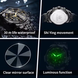 <span class=keywords><strong>Reloj</strong></span> OLEVS 3673 <span class=keywords><strong>Original</strong></span> para Hombre de Negocios, Manecillas Luminosas, Resistente al Agua, Fase Lunar, <span class=keywords><strong>Reloj</strong></span> de Pulsera de Lujo, <span class=keywords><strong>Reloj</strong></span> de Fecha para Hombre - Product Image 5