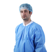 Blouse de laboratoire professionnelle Blouse de laboratoire bleue blanche Blouse de laboratoire en gros pour adultes