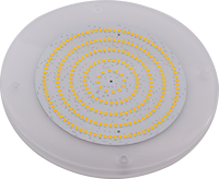 Lampe de piscine RGB étanche IP68 178 mm, corps en résine, blanc, DC12V, montage mural, pour éclairage paysager de piscine