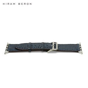 Bracelet de montre en cuir exotique style lézard sur mesure pour marque de <span class=keywords><strong>luxe</strong></span>, bracelet de montre texturé avec logo personnalisé, vente en gros en usine - Product Image 5