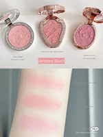 Flower Knows All Series Embossed Blush 5g Mineral Face Liquid Blush Powder dengan Hasil Akhir Matte
