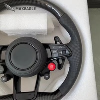 Volant en fibre de carbone personnalisé adapté à Audi A1 A3 A4 A5 A6 A7 RS R8 RS3 C7 Q5 Q7 S3 8V B8 B9 S4 Q3 Q8 TT