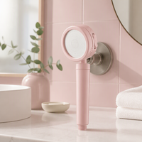 Pommeau de Douche Haute Pression avec Diverteur pour Robinet de Salle de Bain - ABS Portable Économiseur d'Eau
