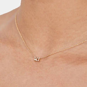 Pendentif en argent sterling 925 avec zircon, numéro d'ange 111 333 444 777, plaqué or, collier pour femme, bijoux avec numéros porte-bonheur personnalisés - Product Image 4