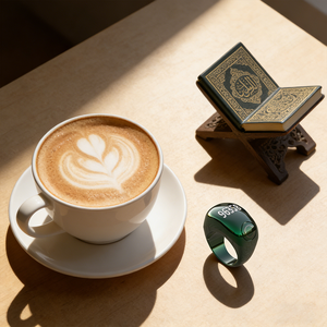 แหวนสมาร์ทซิกร์สำหรับนับการละหมาดของชาวมุสลิม แหวนทัสบีฮ์ ควบคุมผ่านแอป พร้อมนาฬิกาปลุกอะซาน - Product Image 2