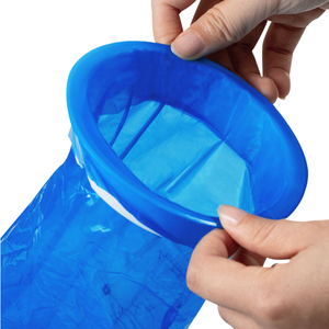 Bolsas desechables para vómitos azules para mujeres embarazadas y niños, bolsas para vómitos con estampado médico impermeable - Product Image 1