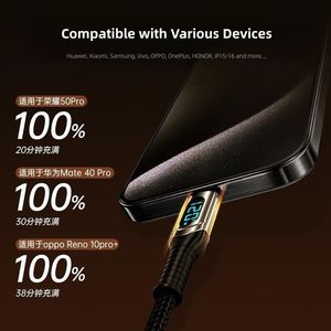Cavo Dati USB Type-<span class=keywords><strong>C</strong></span> da 120W per Ricarica Rapida, con Conduttore in Rame Stagnato e Schermatura Intrecciata, da Maschio a Maschio, per Computer - Product Image 5