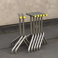 Tabouret de bar minimaliste, style design nordique, tabouret en fer et acier inoxydable pour l'extérieur, vente directe d'usine pour les cafés