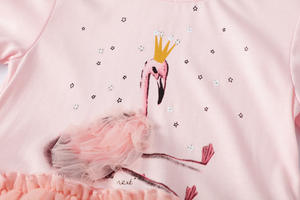 Fabricant chinois de robes de princesse pour enfants, vêtements pour filles, robe en tulle rose à plusieurs couches avec dentelle, vente en gros - Product Image 5