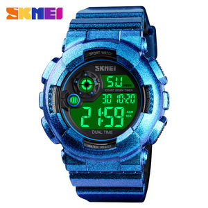 Skmei Sport Watch Digital Men's Water Resistant Luminous Dual Time <b>Outdoor</b> Casual Wristwatch With Countdown <b>Timer</b> - Product Image 1