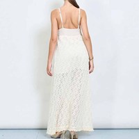 Robe tricotée respirante à col en V pour femme, idéale pour l'été, les vacances à la plage, avec broderie personnalisée motif palmier et imprimé dentelle crochetée – Vente en gros