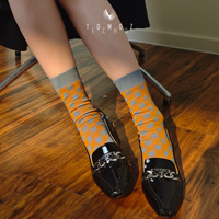 Chaussettes habillées pour femmes, respirantes, antidérapantes, antibactériennes, à motif jacquard, sans couture, pour usage quotidien en automne, pour la mode