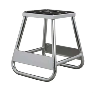 Soporte de Motocicleta de Hierro de Alta Gama, Soporte Plateado con Almohadillas Antideslizantes, Ideal para Mantenimiento y Reparación - Product Image 1