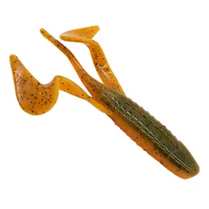 新梅杰钓鱼11.5厘米蠕虫刺客记录器蟾蜍生物软诱饵软塑料蟹