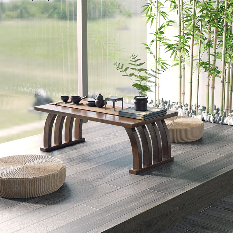 Table de baie vitrée incurvée de 60 pouces