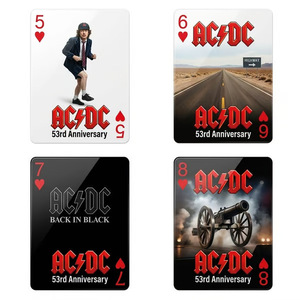 Cartes à jouer commémoratives du 53e anniversaire des AC/DC, édition limitée, jeu de 54 cartes - Product Image 4
