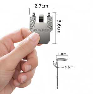 Support mural de sécurité en métal pour cadres photo, grand kit, fixation sans perçage pour cloisons sèches, crochet de suspension pour tableaux - Product Image 5