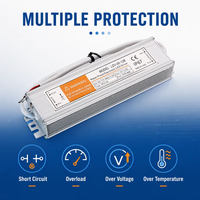 Transformateur d'éclairage LED extérieur 60W, étanche IP67, série LDV-60, alimentation à découpage haute efficacité 12V 5A 24V 2.5A