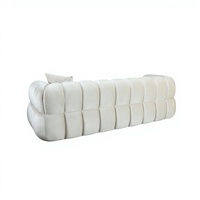 Collection de canapés de style scandinave, canapé à coussins amovibles, mobilier moelleux, sièges rembourrés, meubles pour la maison