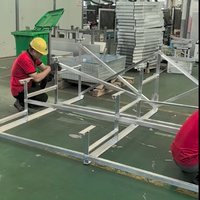 Tribunes mobiles en aluminium Tip-N-Roll pour extérieur, 3 rangées, 36 sièges, gradins portables pour stade avec sièges en HDPE