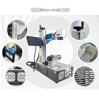 Marqueur laser à fibre industrielle robuste pour la gravure de grandes pièces métalliques, marquage profond, haute stabilité