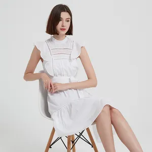 2024 Mùa Hè Mới 3 Màu Sắc Phụ Nữ Hoa Hoa In Mini Dress Cộng Với Kích Thước Của Phụ Nữ Dresses