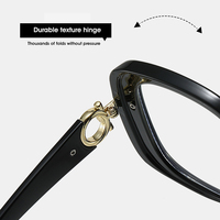 Monture de lunettes tendance de grande taille, compatible avec les verres de myopie, montures de lunettes carrées de haute qualité pour femmes, style Europe et Amérique