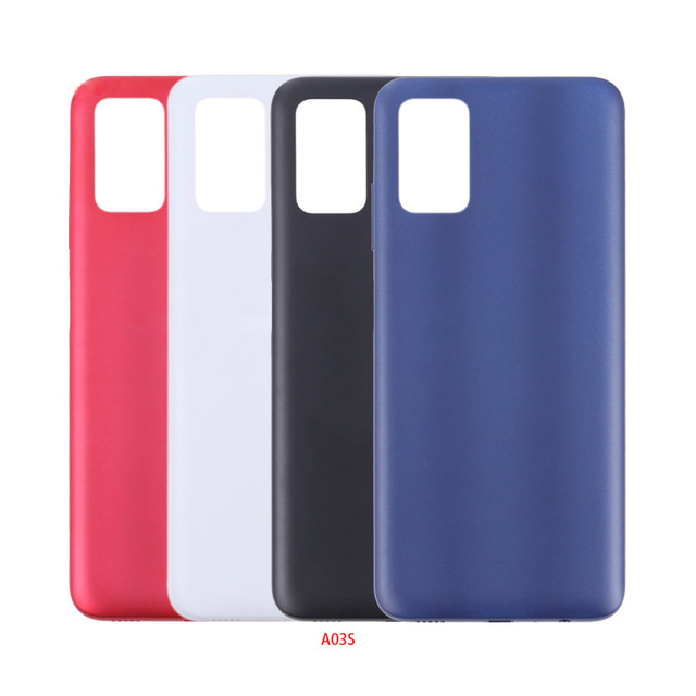 For Samsung Galaxy A03s A037F Back Battery Cover Door Rear Glass Housing