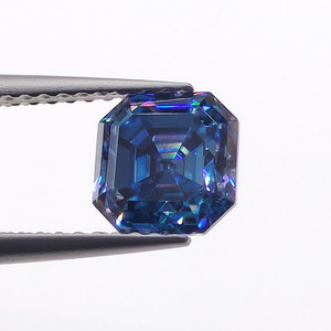 Cardime Loose Moissanite Royal Blue Mixed Shapes Synthetic Gemstone For Jewelry Making 0.5ct Or More - Product Image 3
