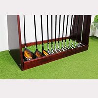 Présentoir en bois massif pour Club de Golf, étagère pour Clubs de Golf, accessoires de Golf