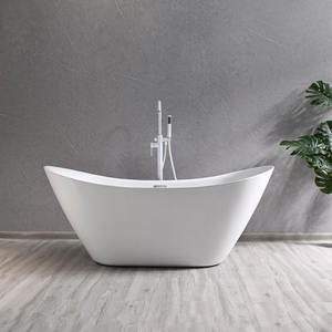 <span class=keywords><strong>Vendita</strong></span> diretta produttore acrilico 1.7m Freestanding vasca ovale Nordic Design moderno per Hotel Spa bagno bagno ammollo 10 anni - Product Image 4