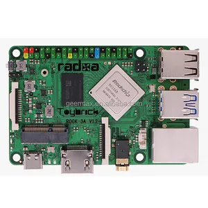 ROCK PI 3A 2G 4G 8G Rockchip RK3568 Chip Quad-Core A55 Placa de desarrollo de placa base de alto rendimiento No EMMC Rock Pi 3A