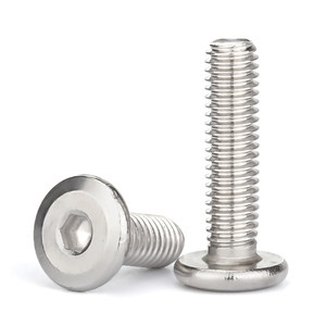 Vite esagonali interne per mobili, accessori con testa piatta grande, testa tonda, bullone smussato metrico M2.5 <span class=keywords><strong>M3</strong></span> <span class=keywords><strong>M3</strong></span>.5 M4 M5 M6 M8 - Product Image 1