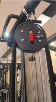 Dinuo Home Gym Nouvelle Machine d'escalade rotative à vitesse réglable, Machine de traction par corde, Entraîneur à corde suspendue sans fin