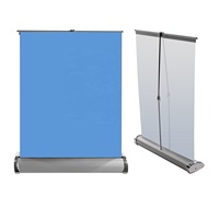 Support de bannière de table rétractable IMPAC A4 Mini, impression numérique, encre éco-solvant, matériau plastique/PVC vinyle