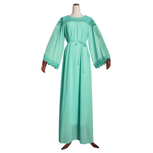 Vestido de verano 2024 de Ebey AliExpress <span class=keywords><strong>Wish</strong></span> para <span class=keywords><strong>mujer</strong></span> africana de talla grande, con cuello redondo y diseño elegante con aberturas. - Product Image 3