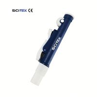 Remplisseur de pipettes SCITEK avec batterie lithium-ion, filtre hydrophobe de 0,45 μm, contrôle précis de la vitesse de pipettage, prêt à l'emploi