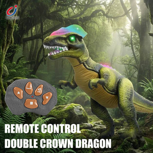 Jouets pour enfants Chengji, <span class=keywords><strong>dinosaure</strong></span> télécommandé, simulation d'animal, couronne de dragon, éclairage, son, radio commande, <span class=keywords><strong>dinosaure</strong></span> marchant - Product Image 2