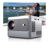 YDH-AK-61 2025 Vente chaude Projecteur LED 4K 850 lumens Android 12 BT5.2 Télécommande vocale Mise au point automatique Projecteur portable 4K intérieur