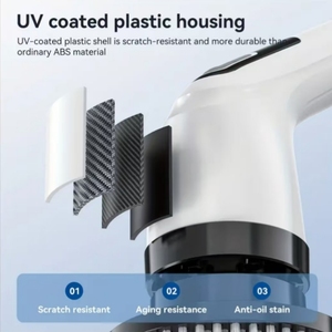 Nettoyeur électrique rotatif 9 en 1 sans fil avec commande vocale, brosse de nettoyage puissante pour salle de bain, baignoire, carrelage, sol, cuisine, fenêtre - Product Image 3