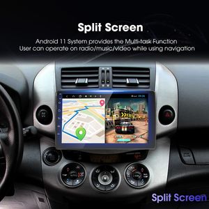 Système multimédia de voiture Android 11 Rhythm 9 pouces, appels mains libres, navigation GPS, Wifi, écran partagé pour Toyota RAV4 2007-2012 - Product Image 4
