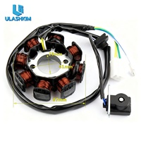 Bobine de moteur GY6 50 bobines 80cc, aimant de bobine, stator de moteur, bobine de stator DC complète 48cc 8 pôles