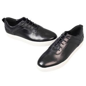 Nouvelles chaussures en cuir pour hommes en cuir de vachette pleine fleur, style européen et américain, chaussures en cuir décontractées pour hommes - Product Image 4